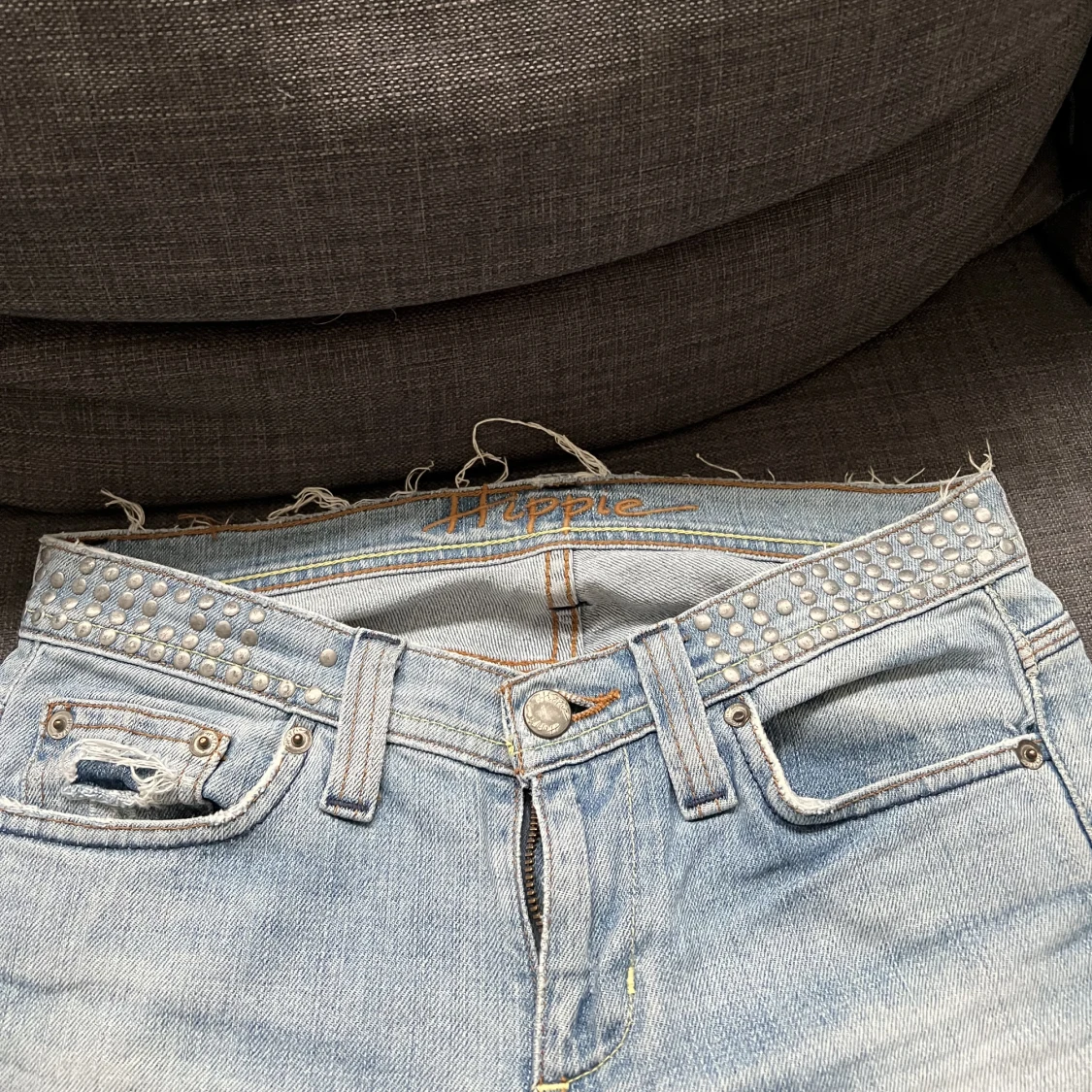 Lågmidjade bootcut jeans 👖  - 91