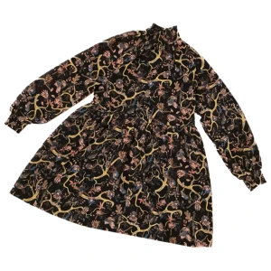 Mönstrad klänning - Klänning från Monki i superhärligt mönster! Köpt på loppis och använd enstaka gånger av mig, gott skick. 