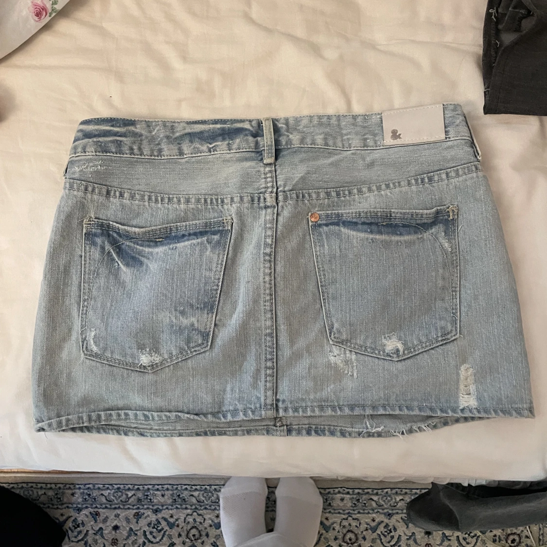 Vintage jeanskjol - 90