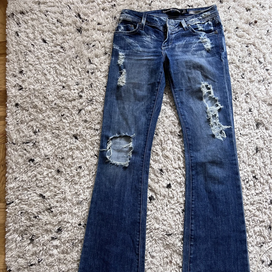 Lågmidjade jeans