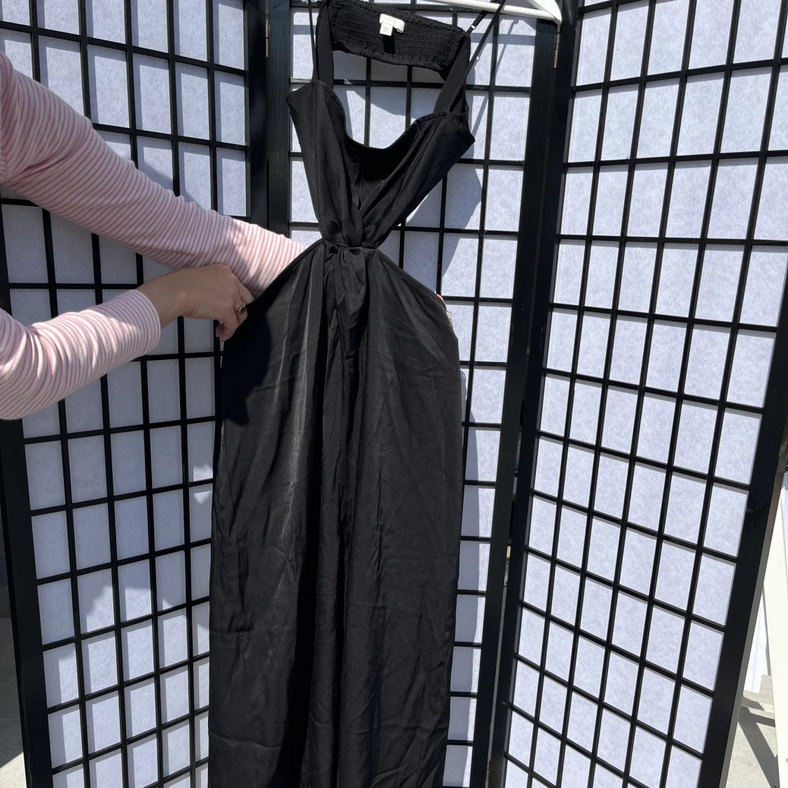 Svart lång klänning - 91