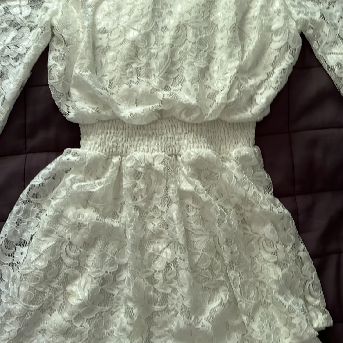Vit sommarklänning - 90