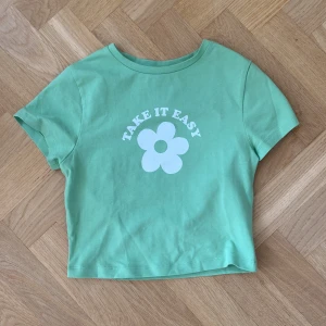 T shirt med tryck - Grön t shirt med fint tryck💚knappt använd så jättefint skick! Köpt på asos