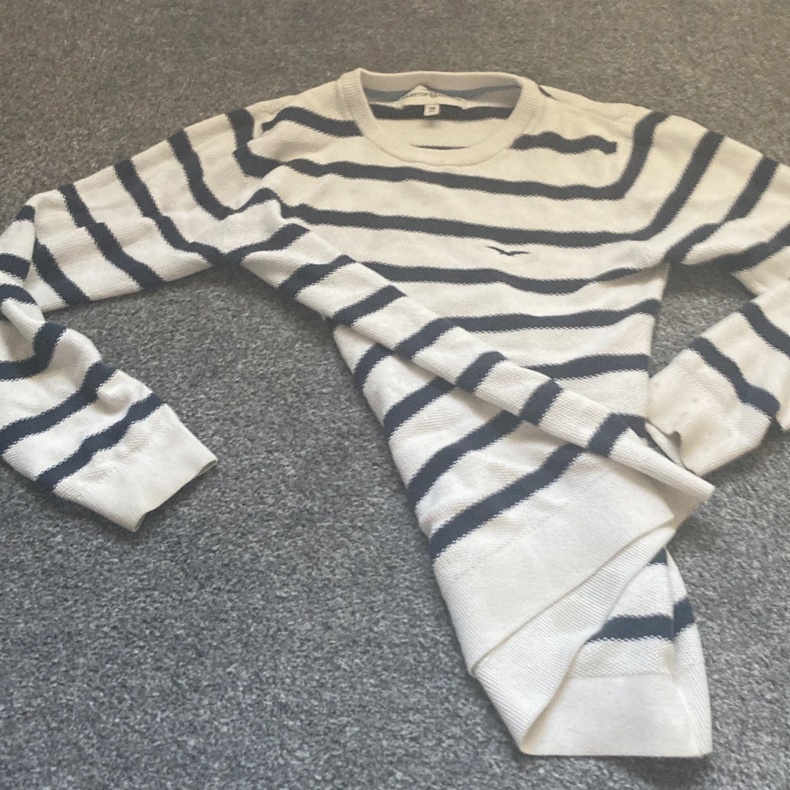 Randig söt tjocktröja - 90