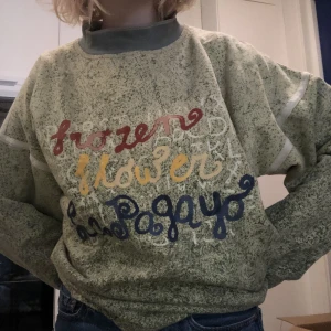 Grön sweatshirt  - Fin oversized sweatshirt