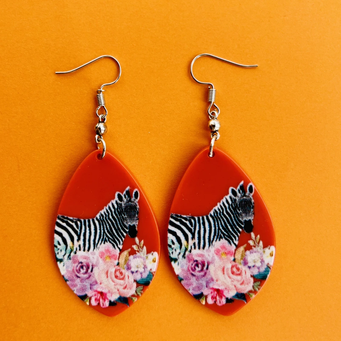 Zebra örhängen 🦓