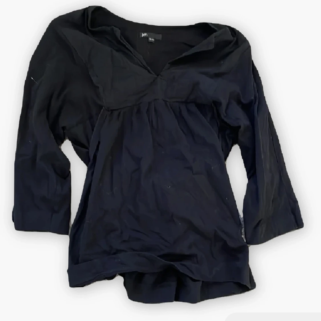 svart blus/kort klänning