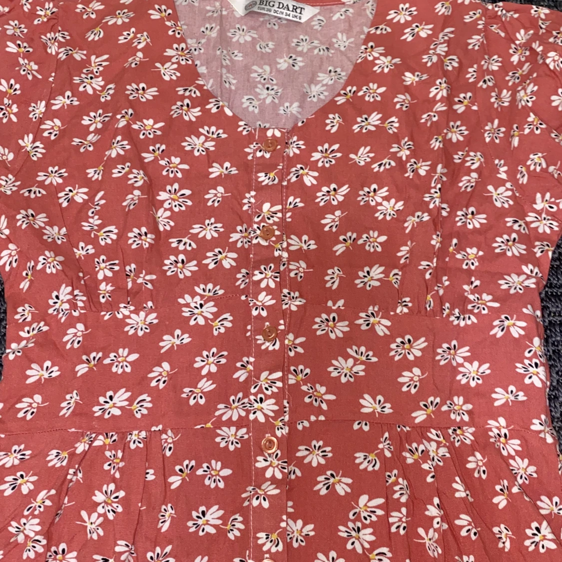 Blommig klänning  - 90