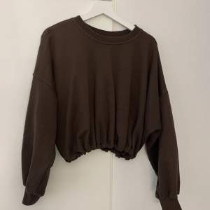 En snygg brun tröja ifrån zara. Men en stretchig detalj. Stl s men passar även fint på en m.