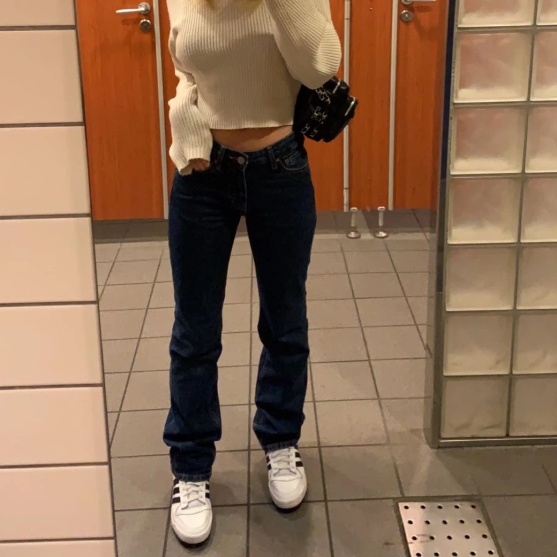 Lågmidjade jeans