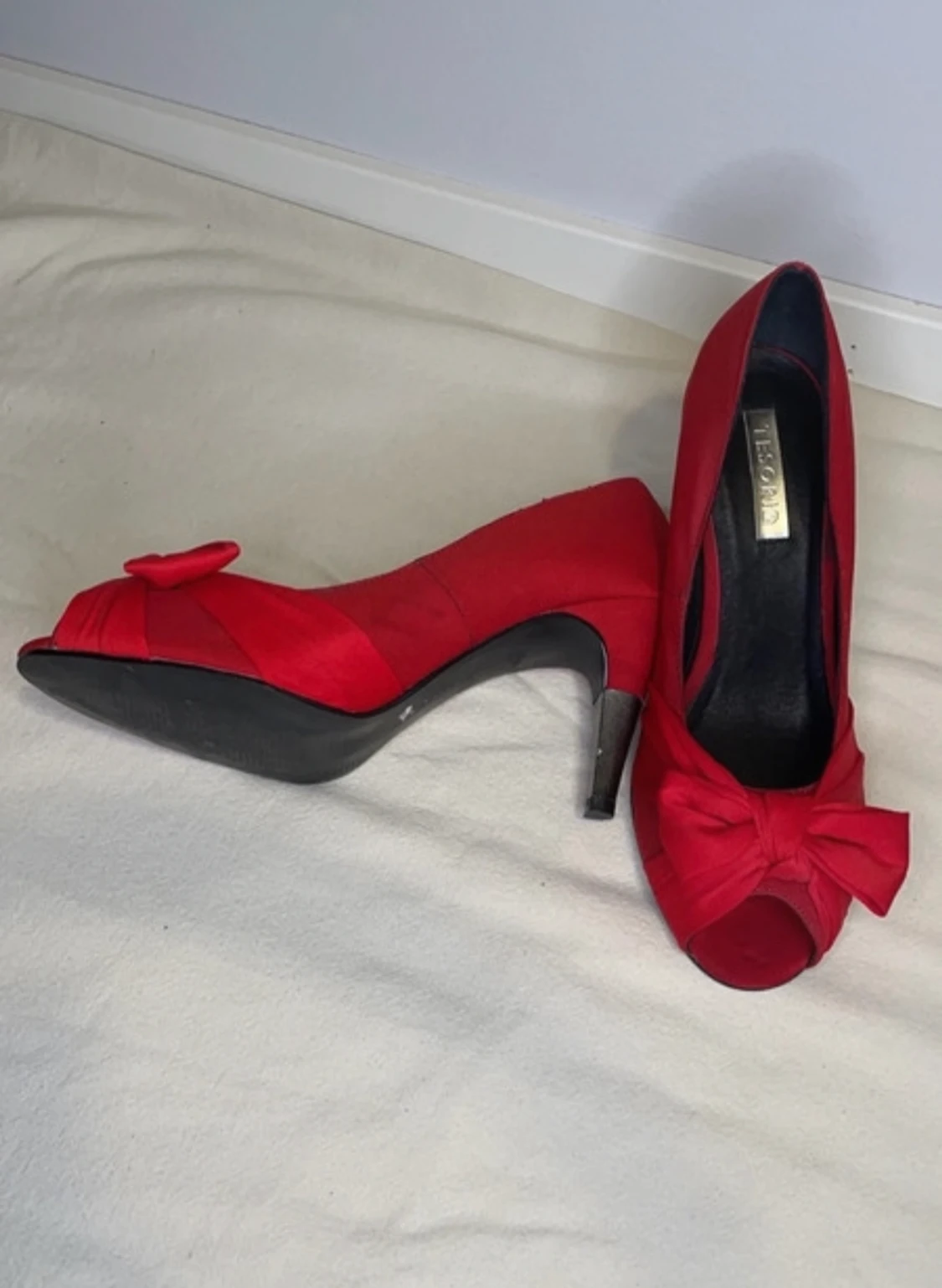 Röda högklackade skor - 90