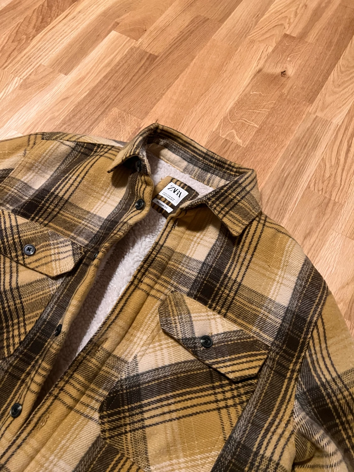 Flanellskjorta fodrad - 90