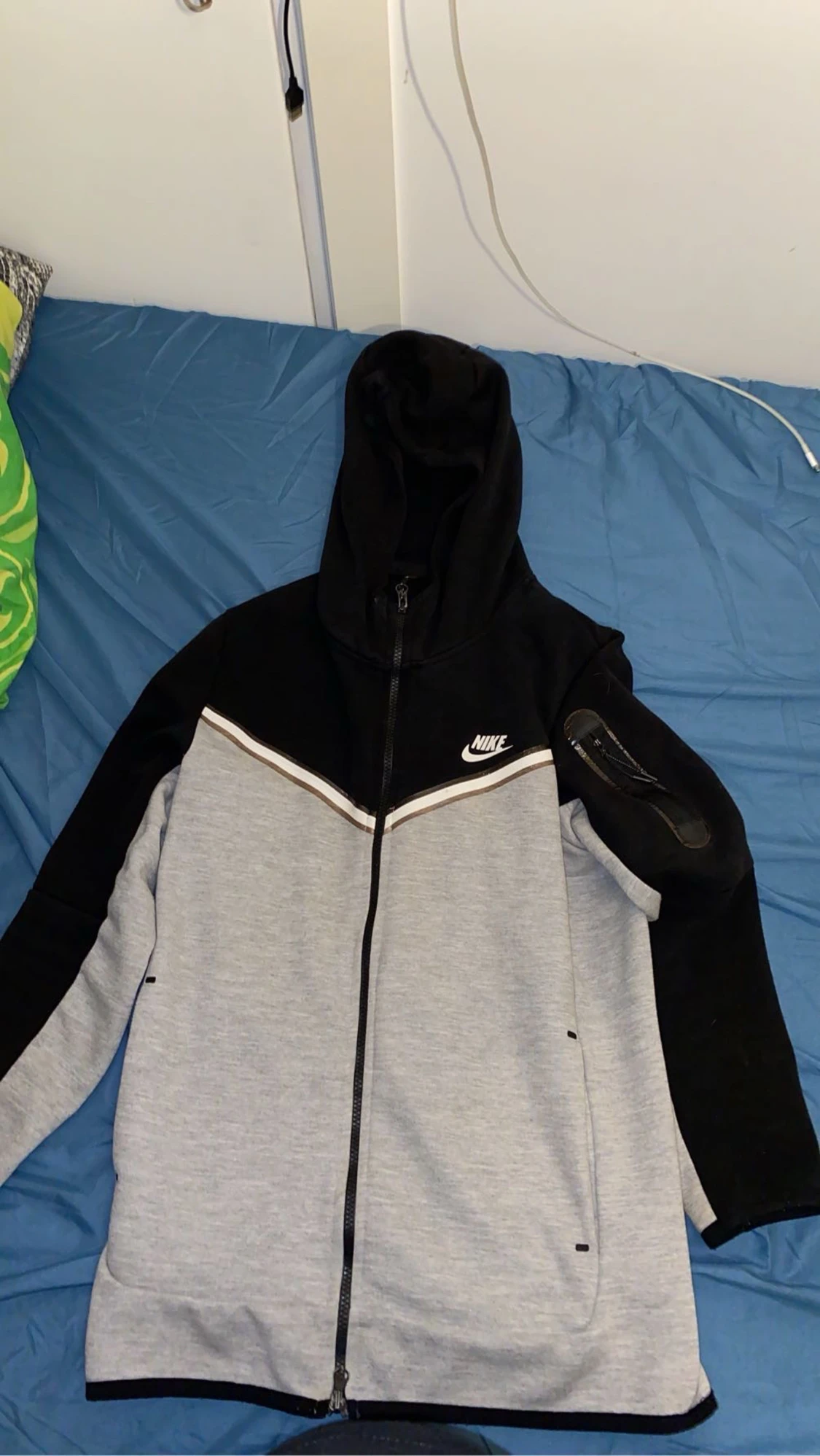 Nike tech flech grå svart