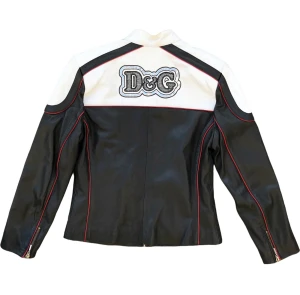 Dolce & Gabbana Läderjacka  - Står storlek L (passar S)