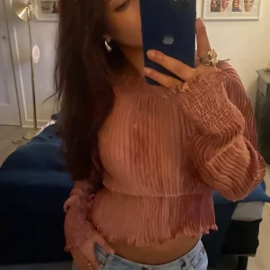 Zara fest topp - Söt rosa tröja från zara