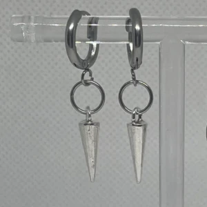 Straight stud earrings  - 1 par