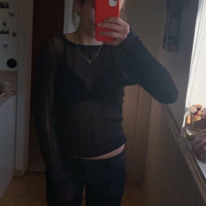 Zara see thru tröja - En super fin fest topp från zara som tyvärr inte kommer till användning och därav säljes den!❤️