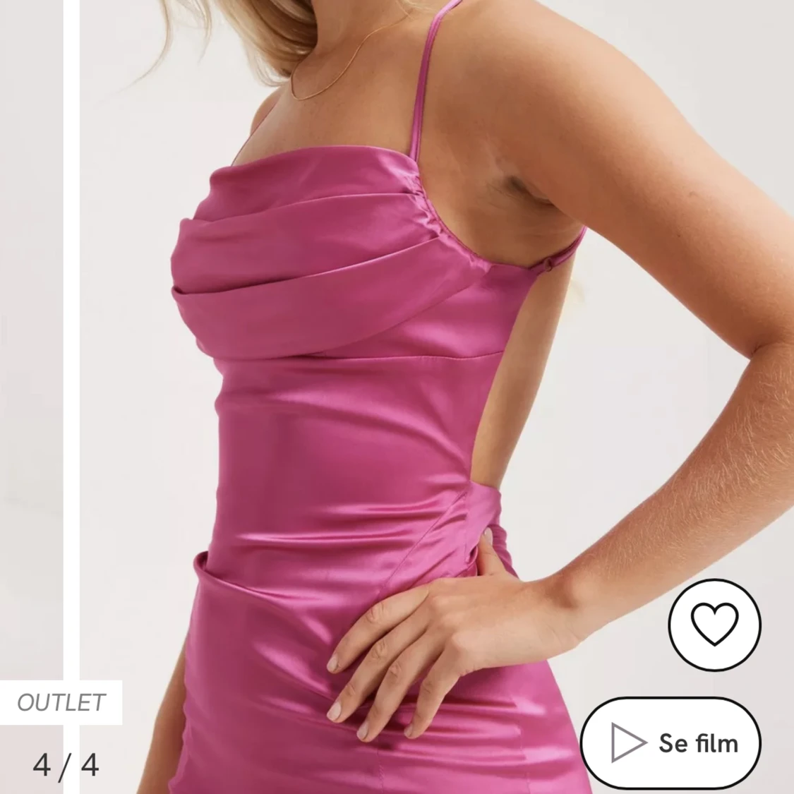 Rosa Balklänning  - 90