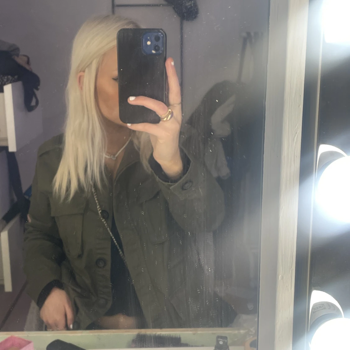 Grön tygjacka💕 - 90