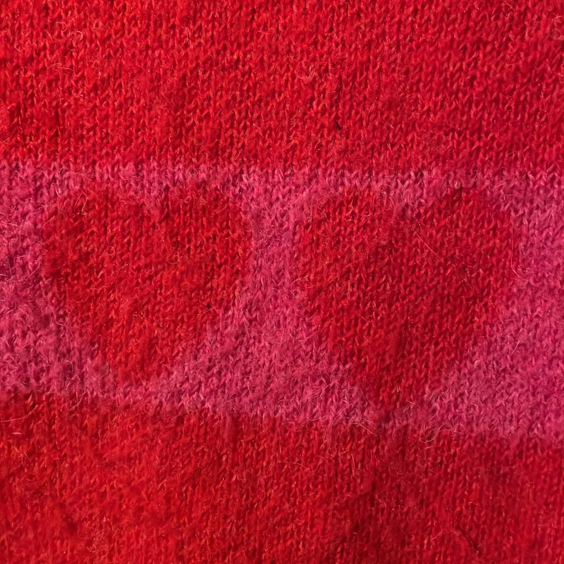 Röd, stickad tröja Zara - 91