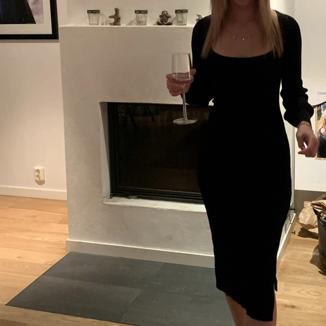 Wakakuu icons ribbstickad klänning - 90