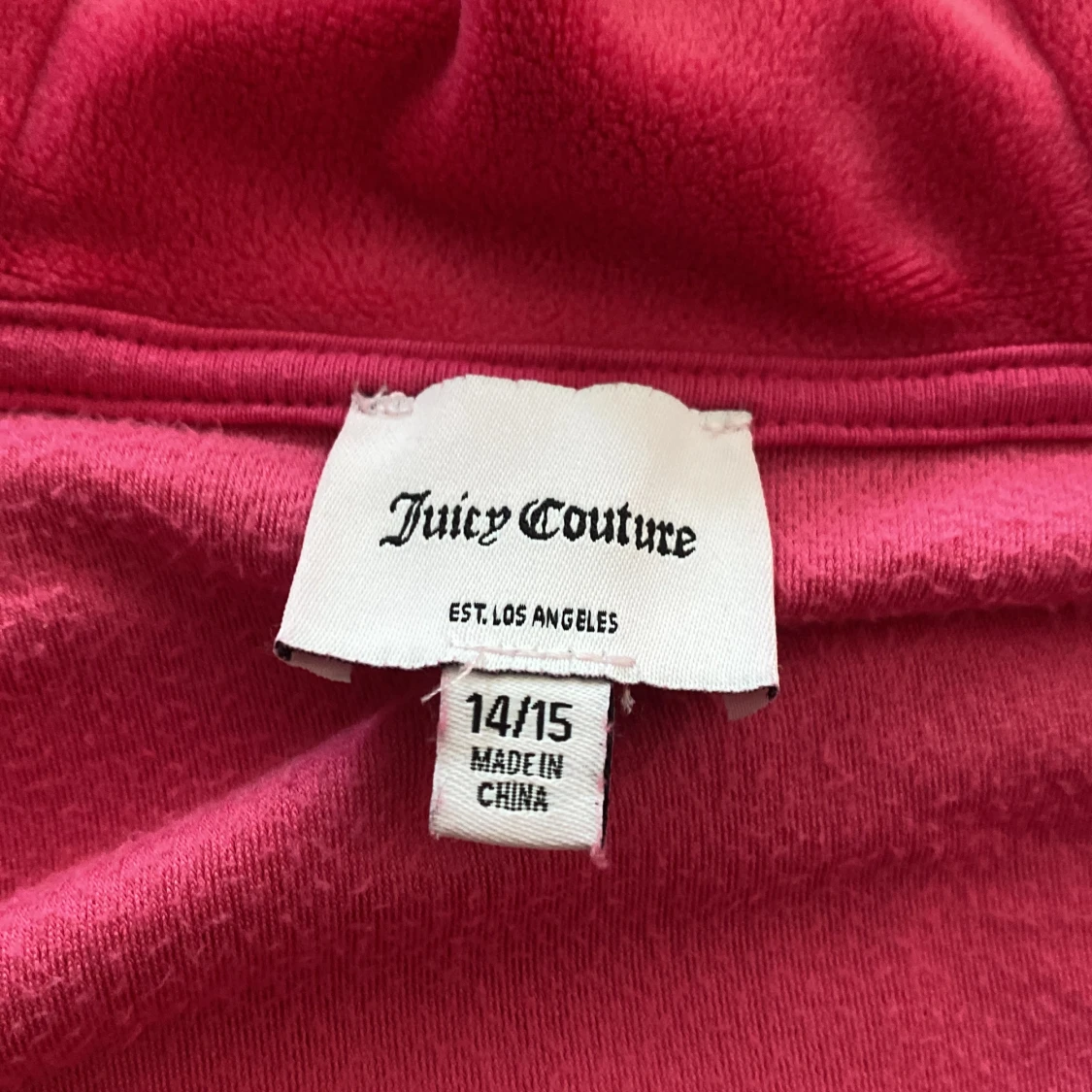 Rosa juicy zip-tröja - 91