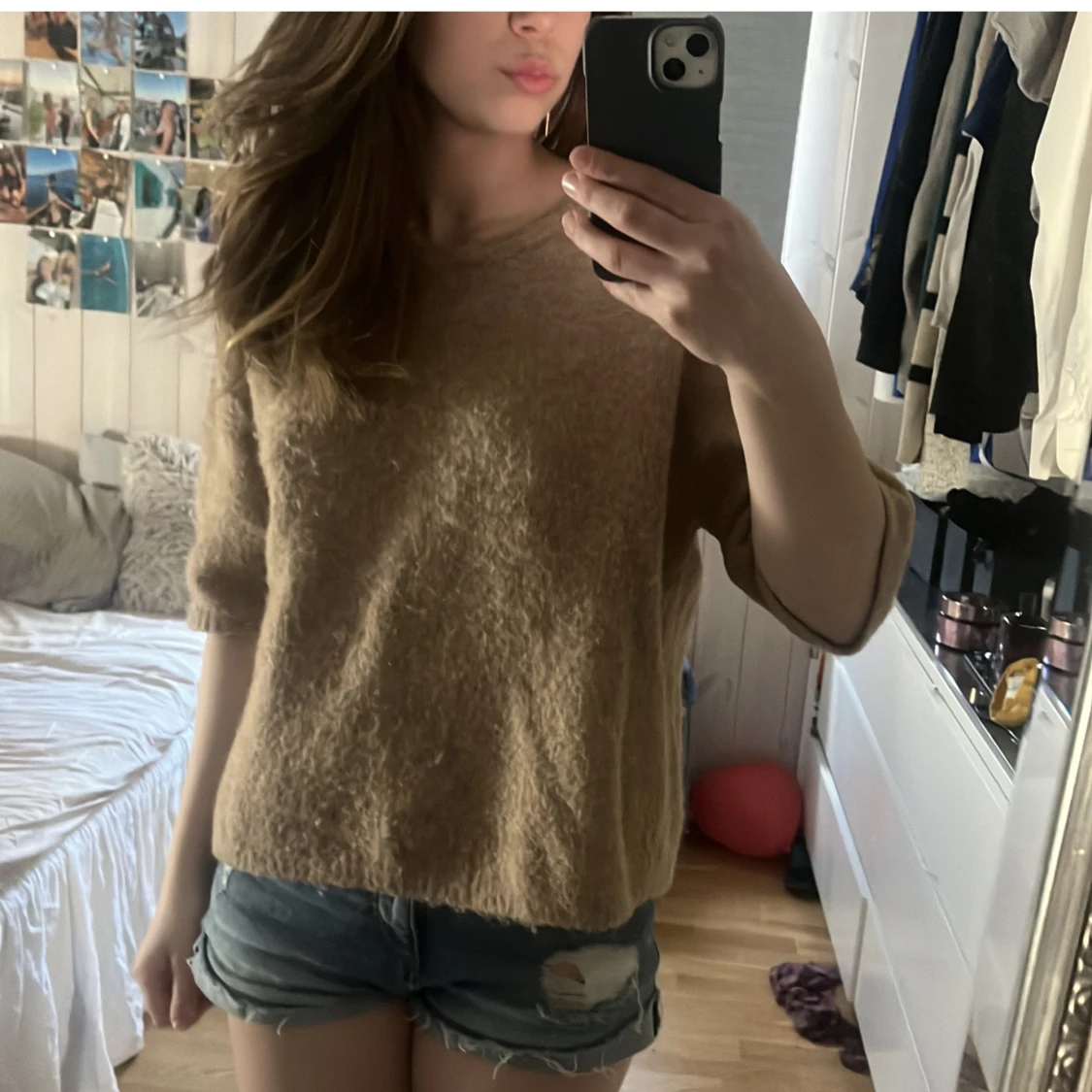 trekvartsärmad tröja❤️ - 90