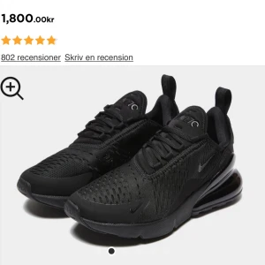 Nike 270 - Säljer mina Nike 270, köpta på JD sports förra året för 1800kr. Använda några gånger men i fint skick. Skriv privat för fler bilder eller frågor🤍