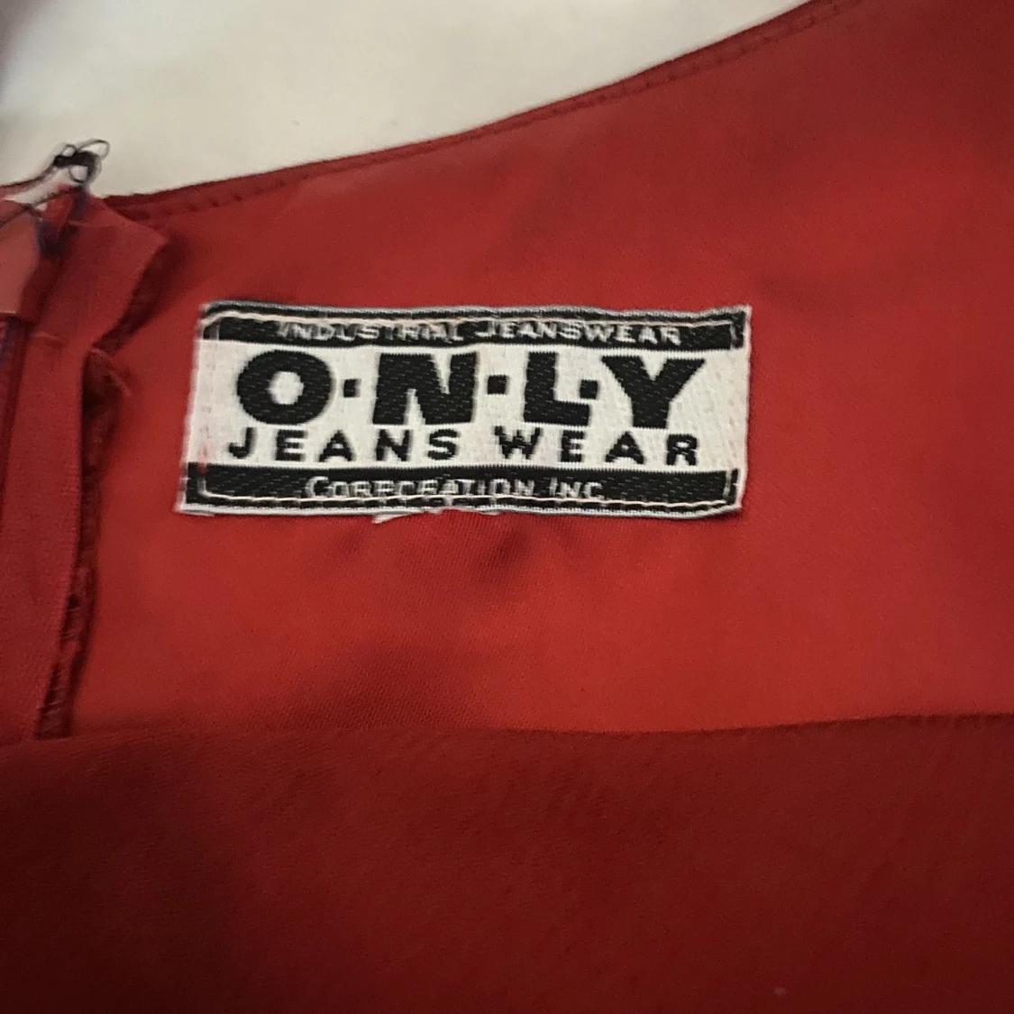 Röd långklänning - 90