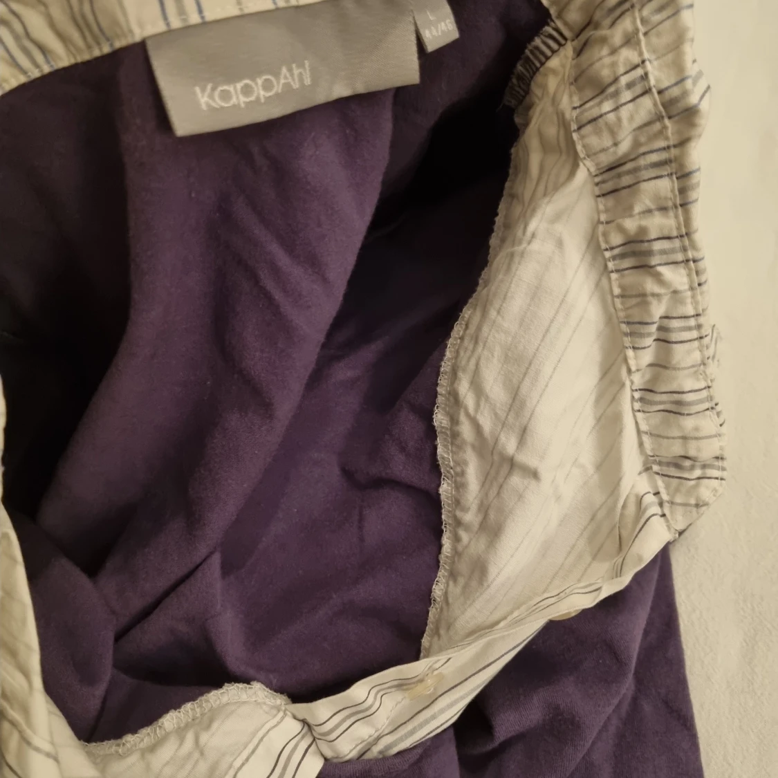 Lila tunika med skjort-krage - 91