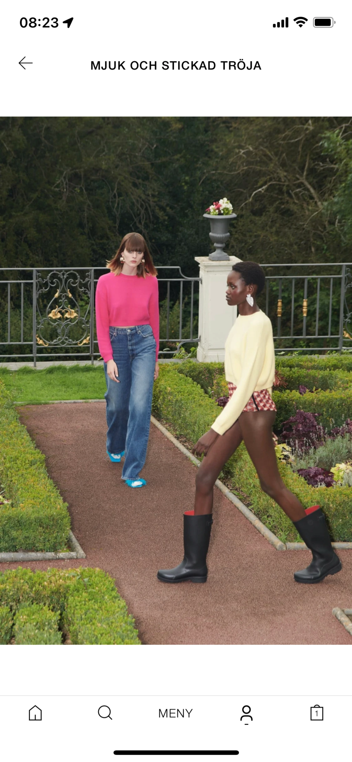 Stickad tröja från Zara