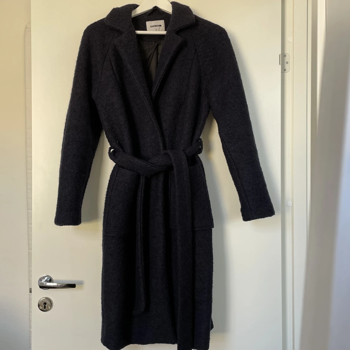 Härlig marinblå kappa - 90