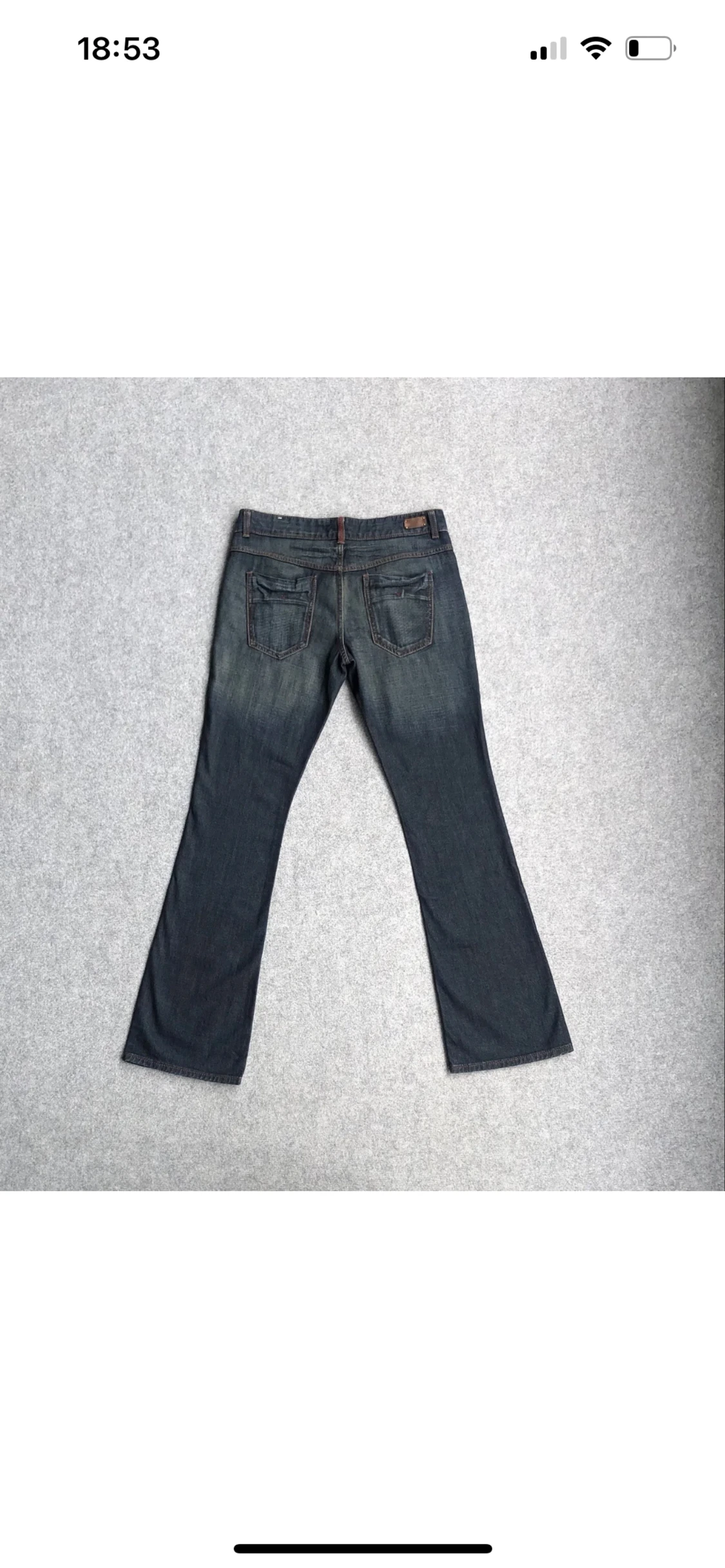 Lågmidjade flared jeans  - 90