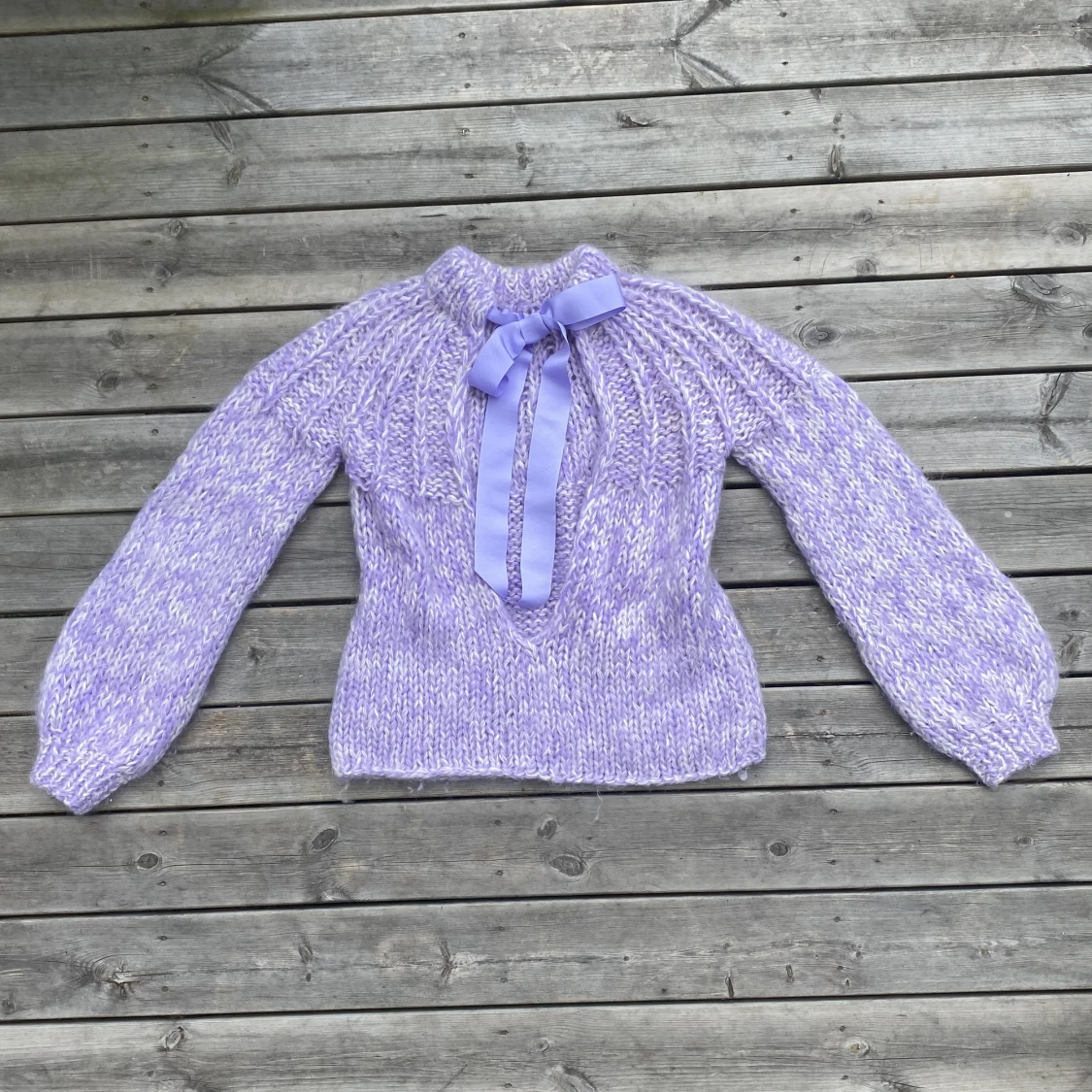 Lila Ganni Julliard Stickat