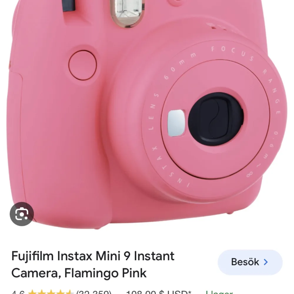 Kamera som tar polaroidbilder utskrivna direkt. Intressekoll på den så skriv gärna om du är intresserad och kom isåfall med prisförslag!. Övrigt.