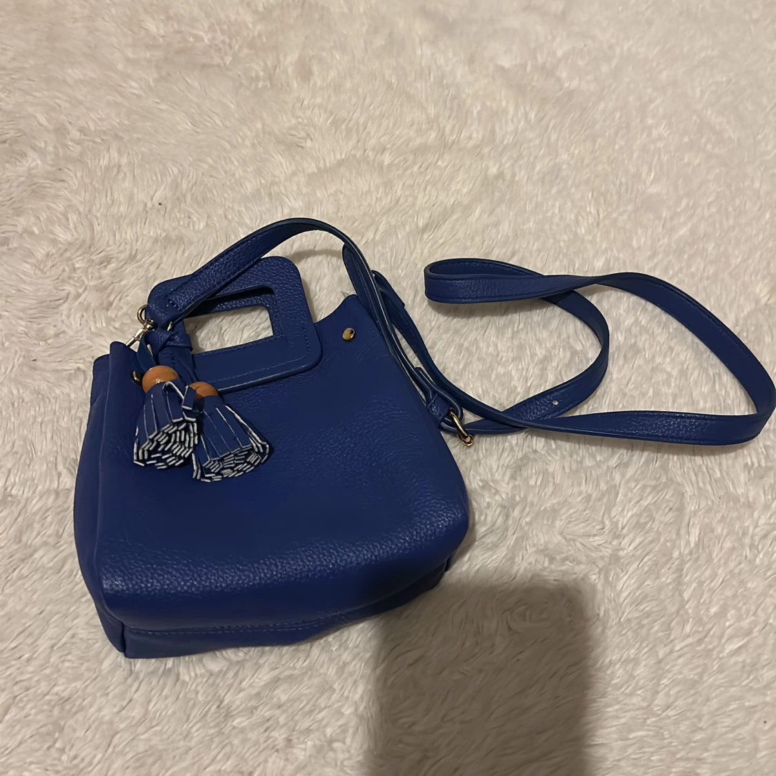 Blå liten väska - 90