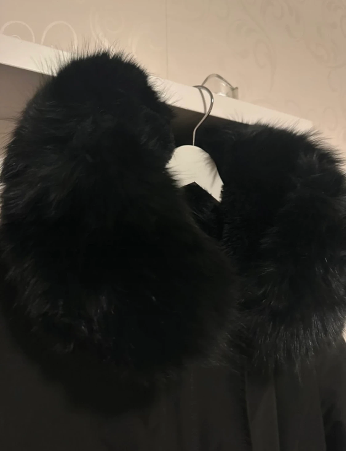 Parkas med fin luva - 90