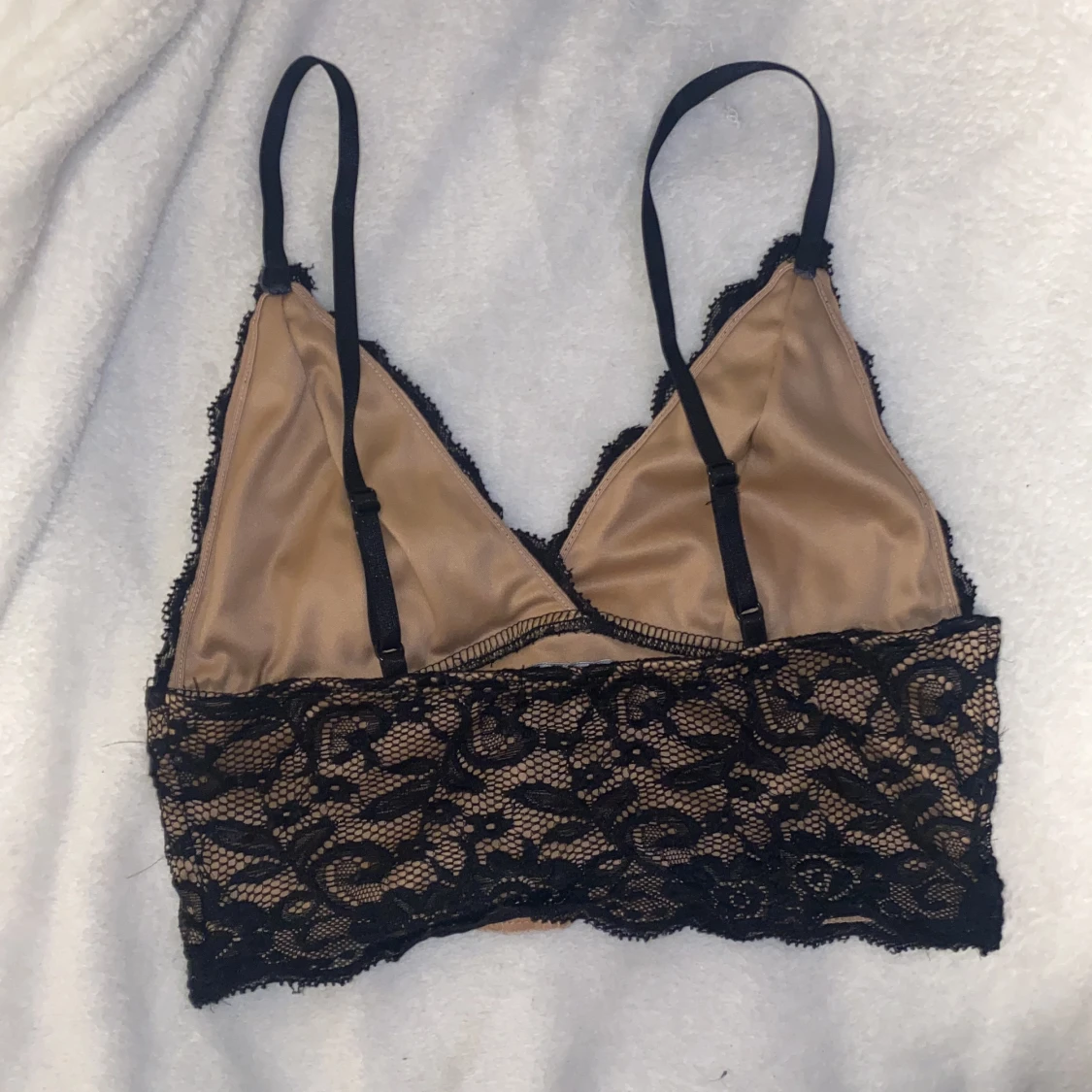 Kort spets linne - 90