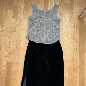 Fest set - Svart kjol med topp