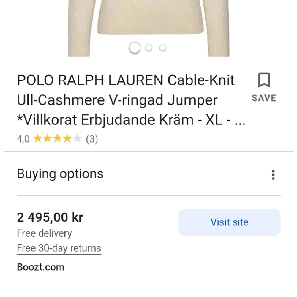 Jättefin polo tröja i nyskick! Tröjan har bara använts två gånger, och säljer för att den tyvärr inte kommer till användning. Pris går alltid att diskutera!! CleanGirl Vibes💕. Tröjor & Koftor.