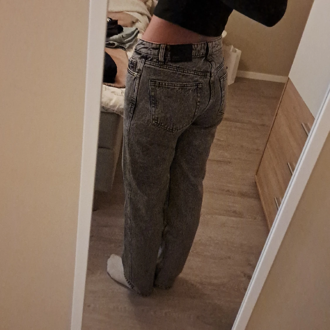 Straight jeans i bra skick - 91