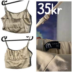 Zara topp  - Knappt använd, har dock fått en pytteliten svag fläck av smink (se sista bilden) men den syns knappt. Storlek: XS. hör av dig om du undrar något💗