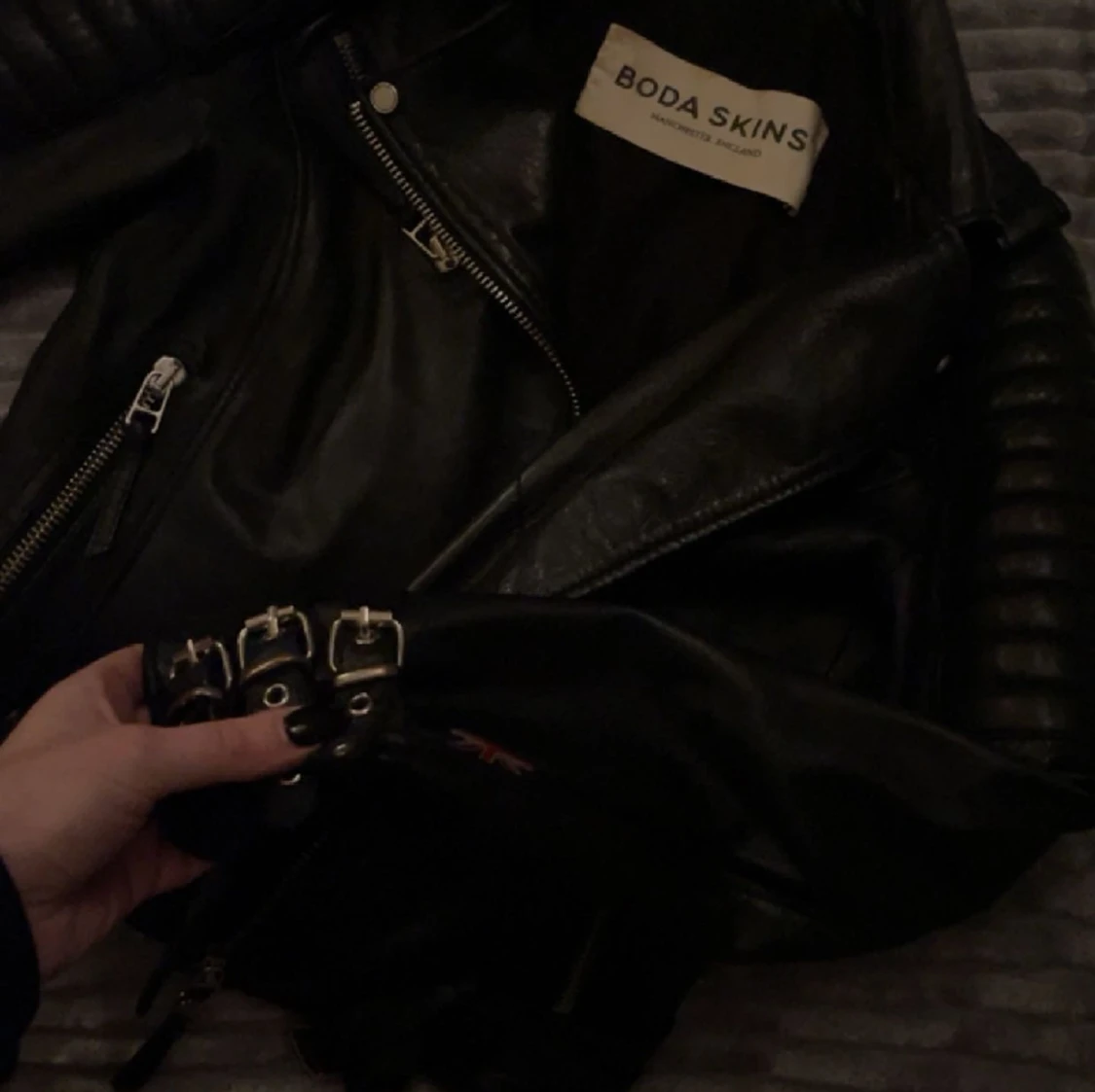 Skinnjacka ifrån Boda Skins 🖤 - 91