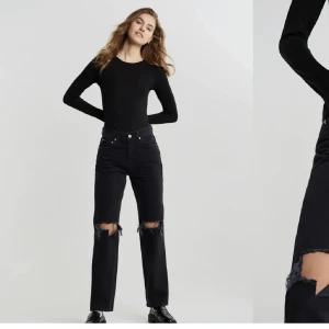 Jeans  - Nästan helt nya jeans från Gina, storlek 36. 200kr. Är cirka 165, o bra i längden 