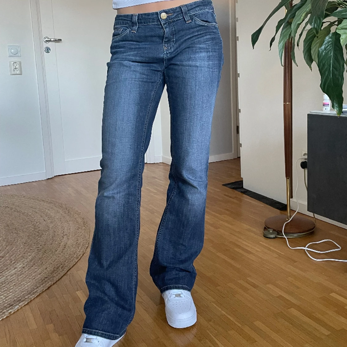 Lågmidjade jeans
