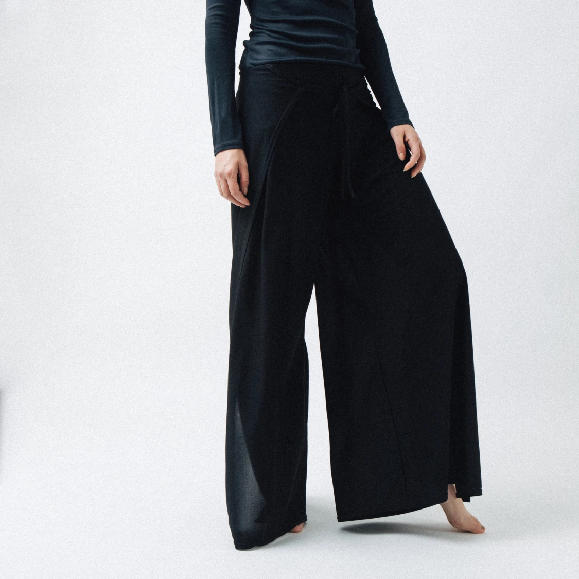 Wrap trousers with slit / Savannah byxor