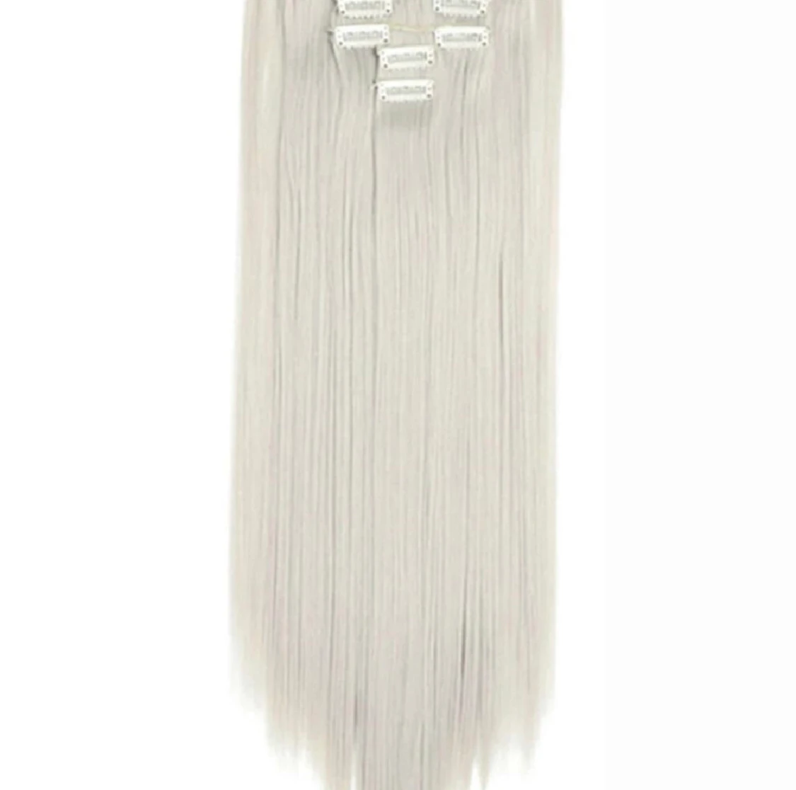 Löshår vitt/grått