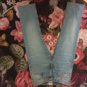 Ett par blåa jeans  - Ett par blåa jeans från lager 157 i storlek 36/38. Slimmy stil. 