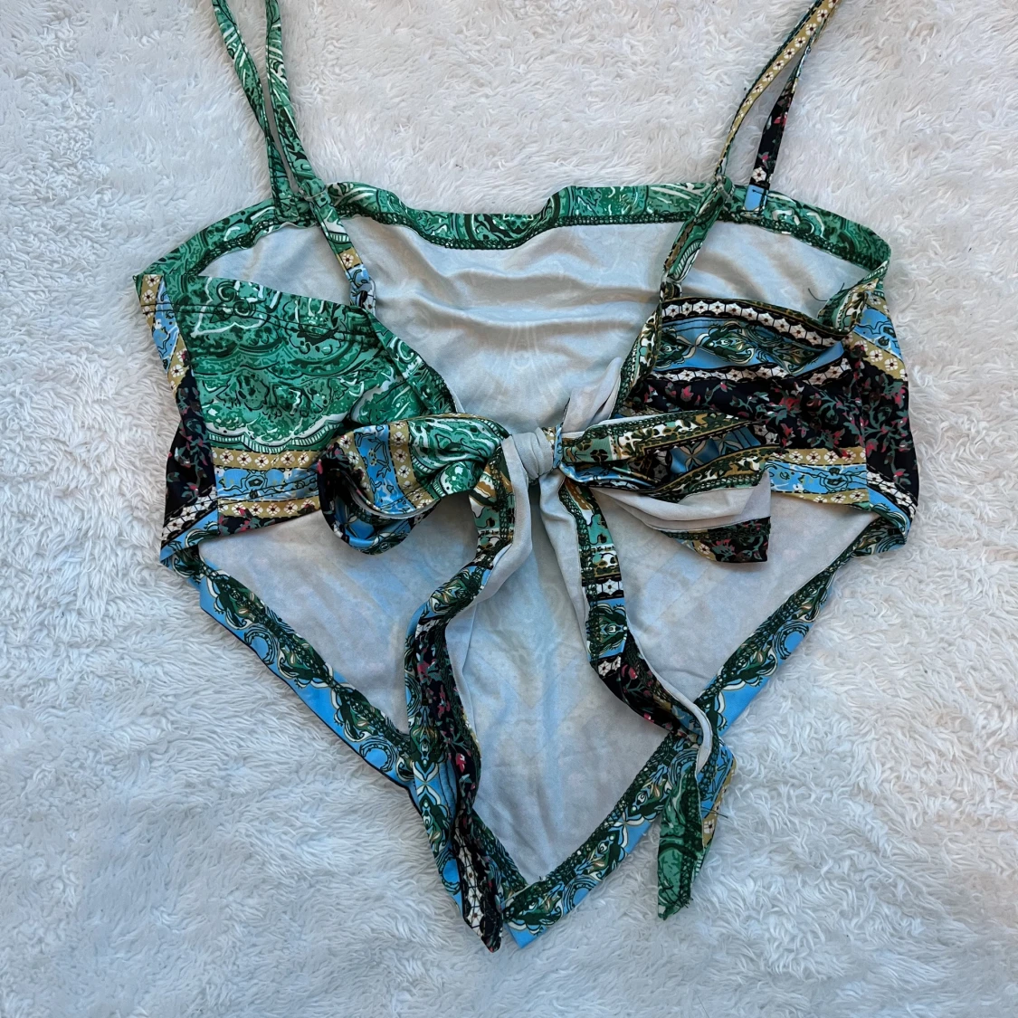 Grön boho linne - 91