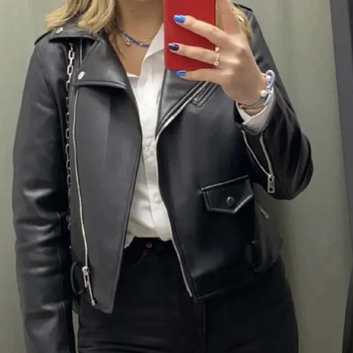 Skinnjacka från zara